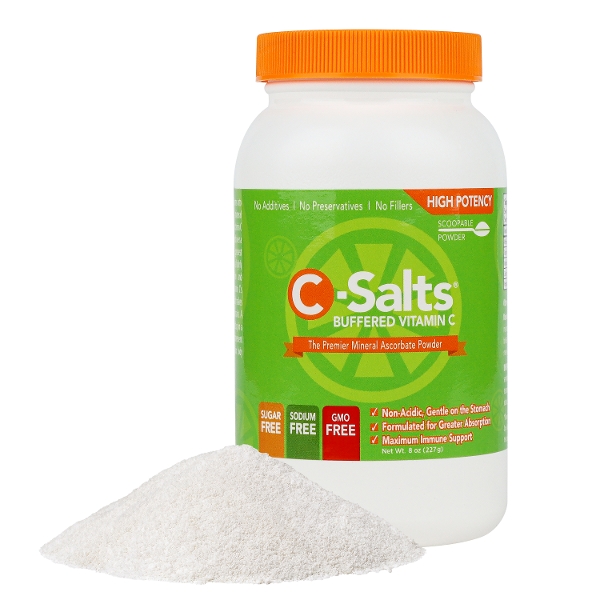 C-SALTS™ Buffered Vitamin C Powder (8oz - 43 Servings)